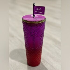 NWT She x This + Starbucks Spring 2024 Jeweled Ombré Cold Cup Tumbler Venti 24oz